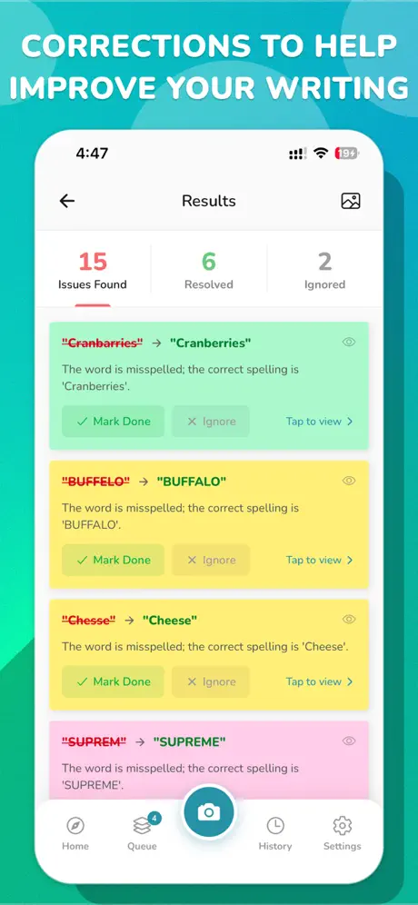 EssayProof App Interface 3